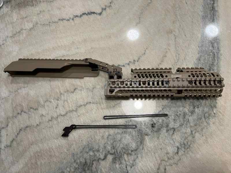Barwarus Alpha-1 AK Handguard T-33 Rail Dust Cover
