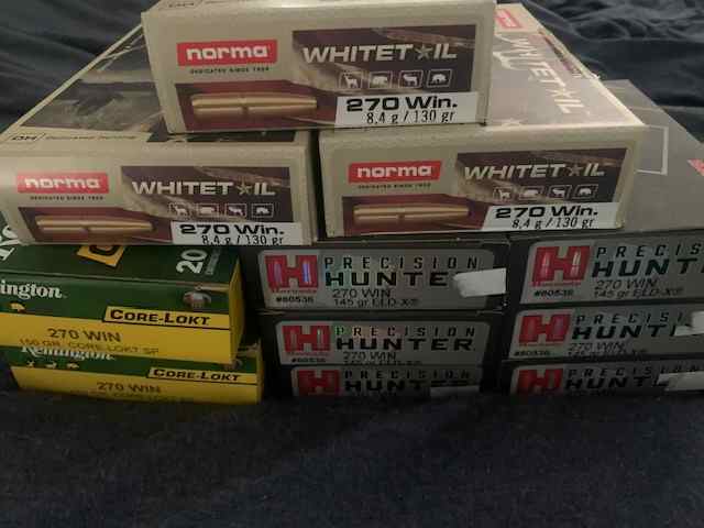 270 winchester - 214 rds
