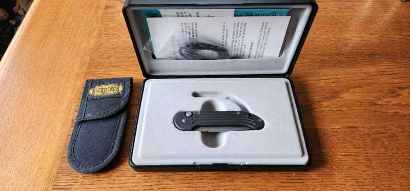 Microtech Mini UDT Knife, Box, Sheath &amp; All Papers