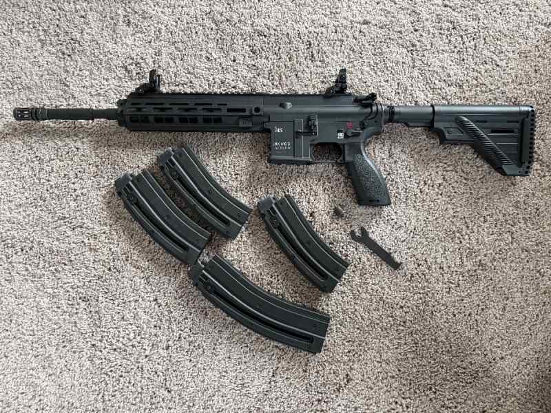 HK 416-22LR w/ 4 magazines