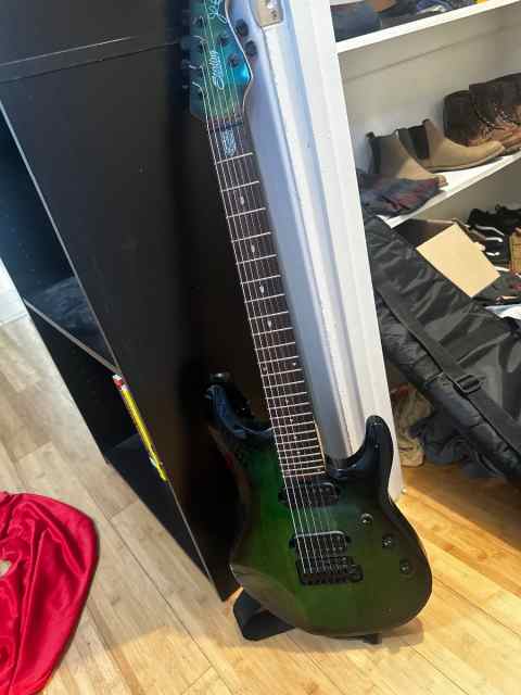 7 string Guitar and equipment 