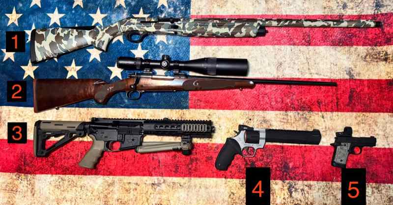 Multiple firearms for sale