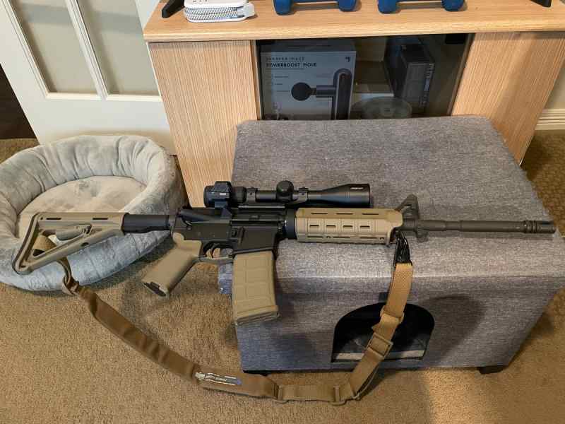 COLT M4 LE PREFIXED-C CODED/SCOPE AND OFFSET SIGHT