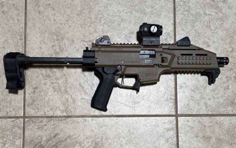 CZ Scorpion Evo3 S1 9mm lots of upgrades