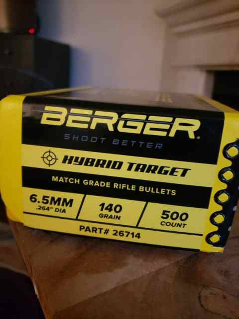 Berger Hybrid Target 6.5MM 140gr,