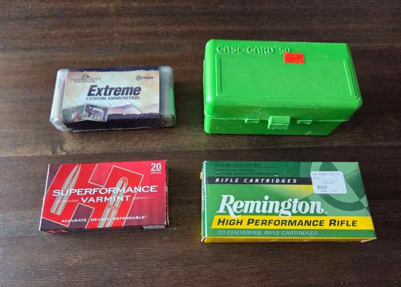 .222 Remington (44 precision rounds, 65 casings)