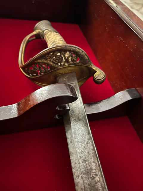1850’s foot officers sword civil war union 