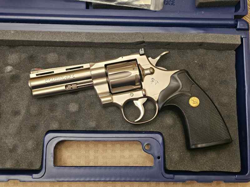 Rare Colt Python Electroless Nickel Beautiful 4&quot;