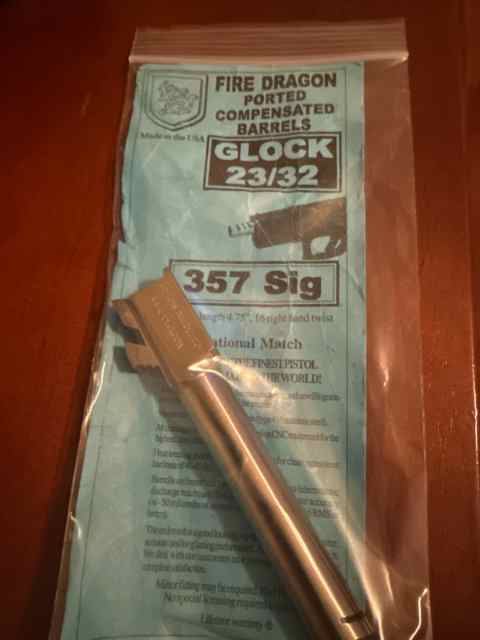 Glock 23 EFK Fire Dragon 357 Sig Barrel