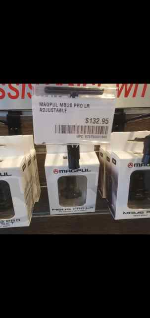 MAGPUL MBUS PRO SIGHTS * BRAND NEW