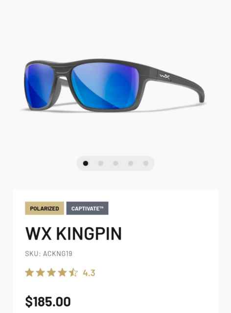 NEW WILEY X SUNGLASSES 