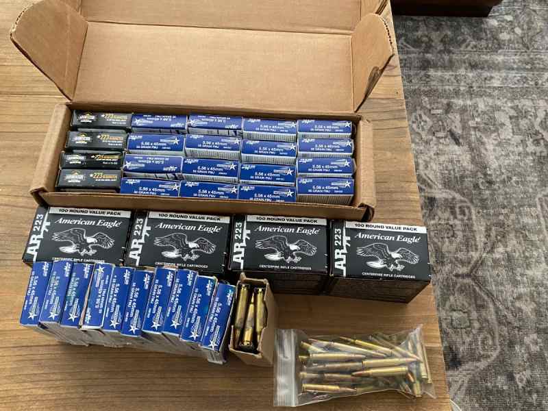 1000ish Rounds of 2.23/5.56
