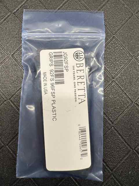 Beretta 92 / 96 Factory Black Grips - Brand New