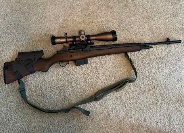 M1A Springfield w/ Athlon Optics and ammo