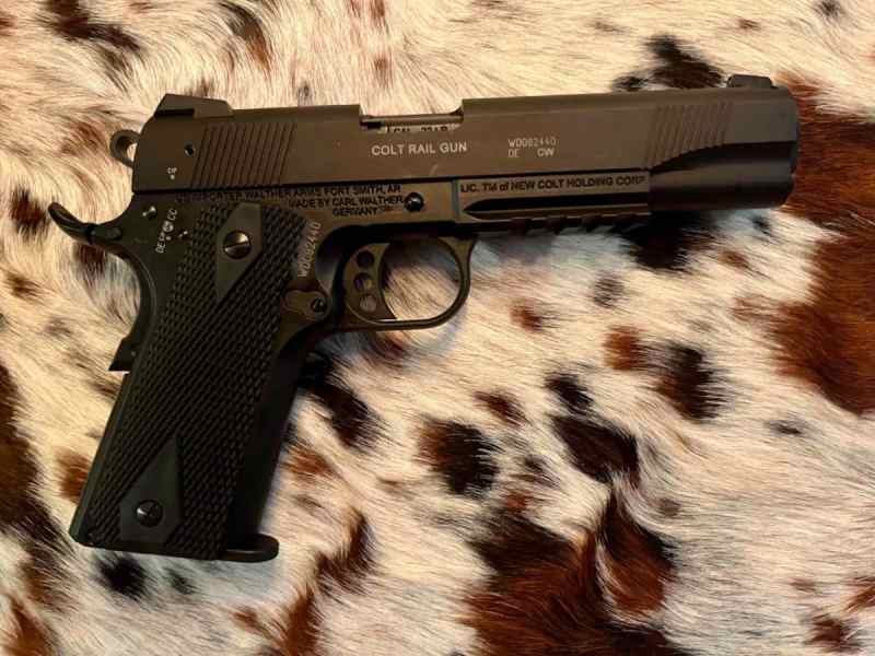 NEW IN BOX- Walther Arms COLT 1911 RAIL GUN 22 LR 