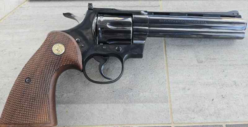 1957 6&quot; Colt Python 357 w/Orig box &amp; target sheet