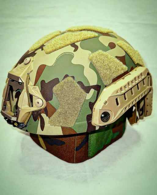 Ops-Core SF helmet M81 Woodland camo FTHS