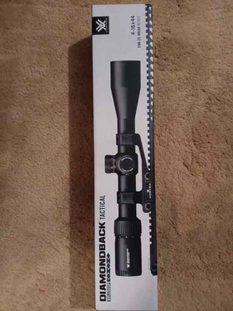 Vortex diamondback tactical 4-16x44  mrad