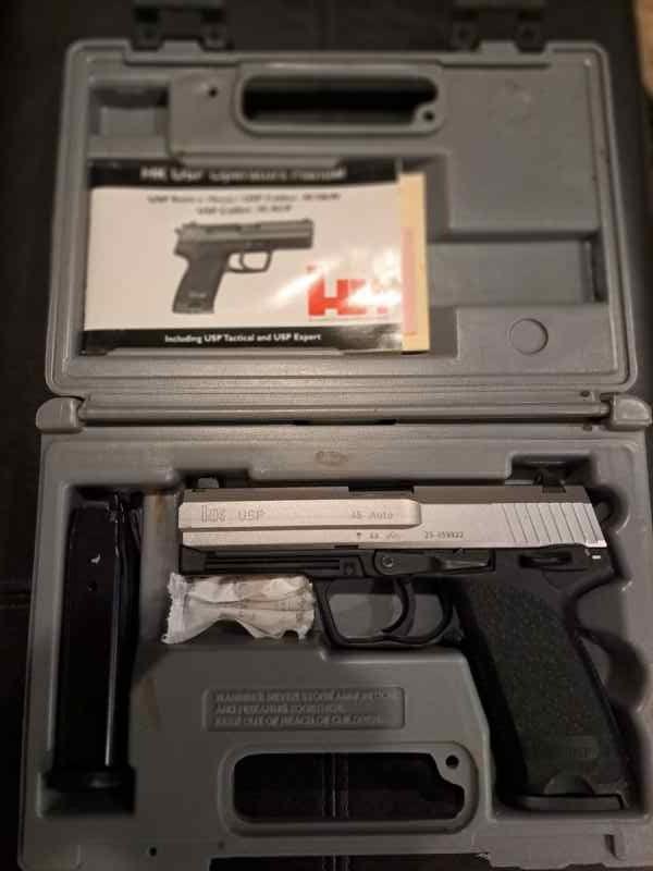 HK USP 45 Stainless w/box