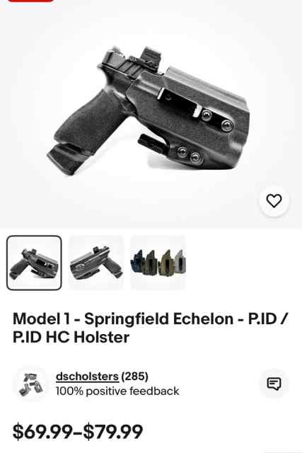 Springfield Echelon holosun PID holster 