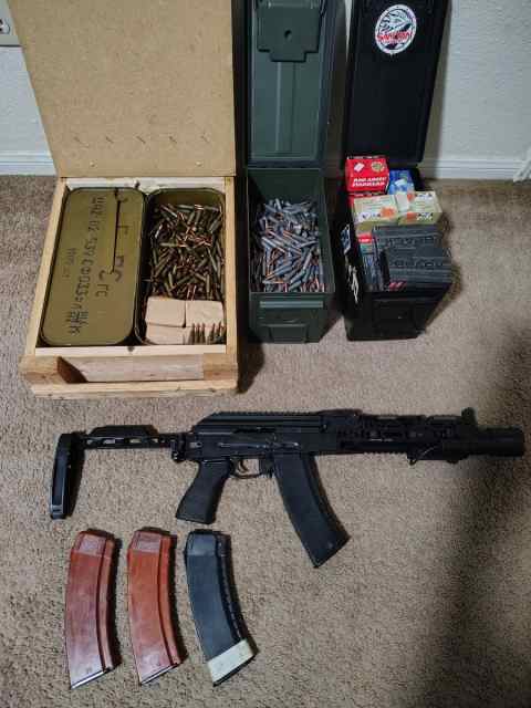PSA AK-105 5.45 x 39 with ammo