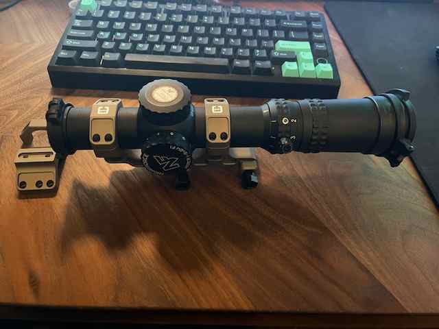Nightforce ATACR 1-8 DMX Reticle w/ Badger Mount