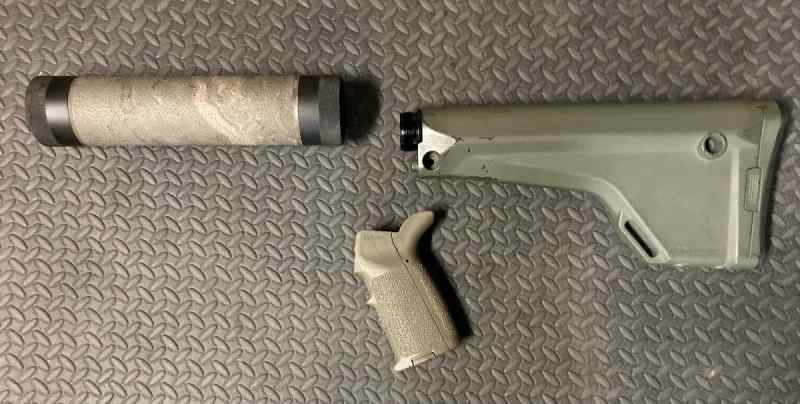 Magpul and Hogue AR furniture. Used