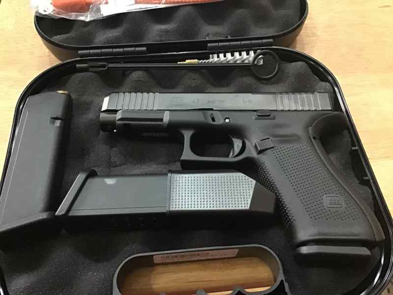 New Glock 47 with MOS and Amglo sites $725