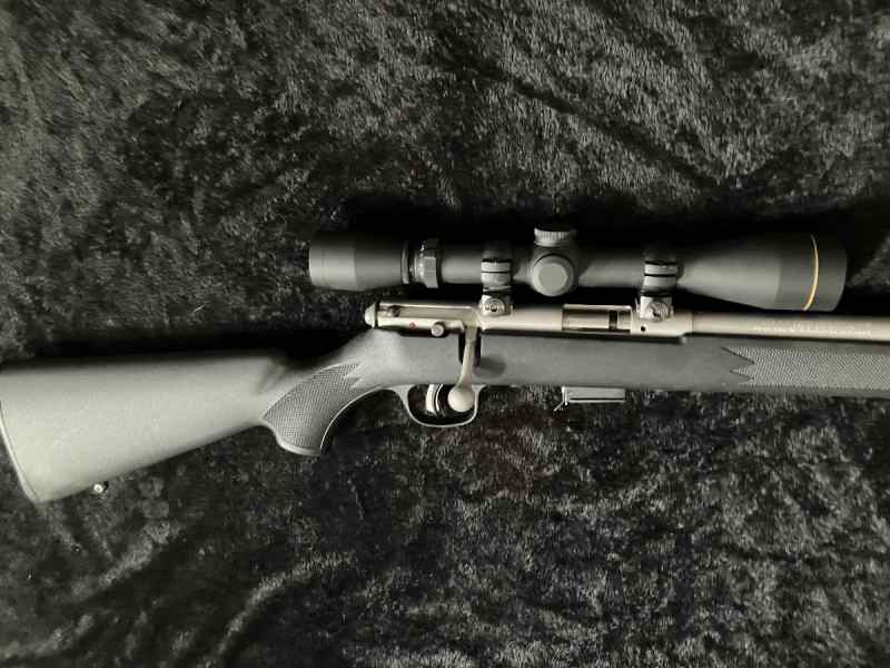 Savage stainless 22 magnum Bull Barrel