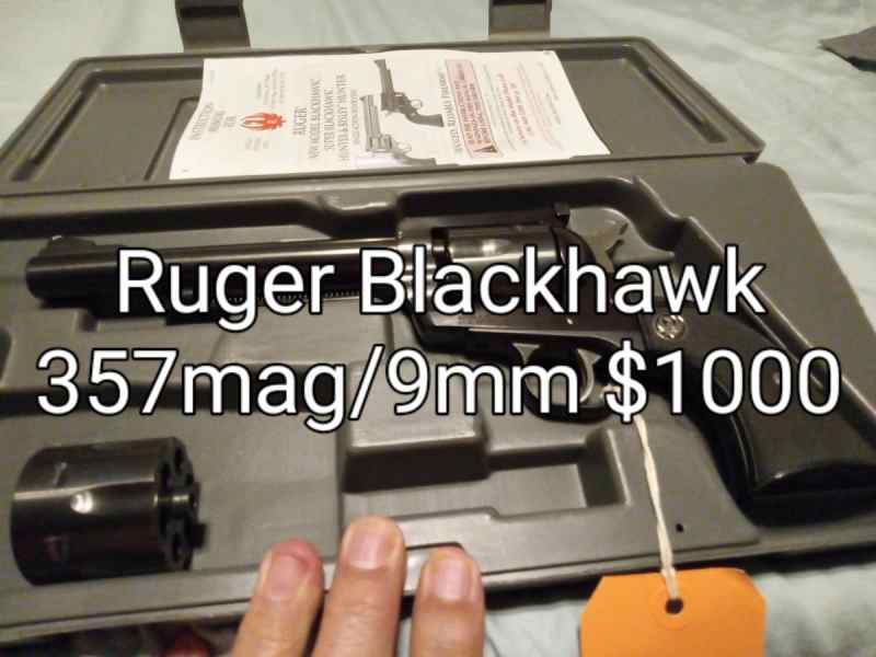 Ruger Blackhawk Converible 357/9mm